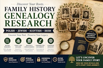 do polish, jewish, scottish and irish family history genealogy ancestry research