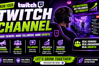 promote twitch channel to reach affiliate and partner growth