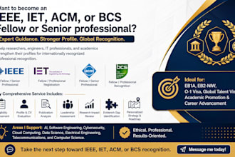 help you prepare iet ieee bcs senior or fellow application for eb1 eb2