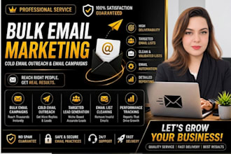 send bulk emails or email blast, email campaign