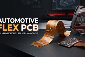 design automotive fpc flex pcb for led lighting sensors and controls tail light