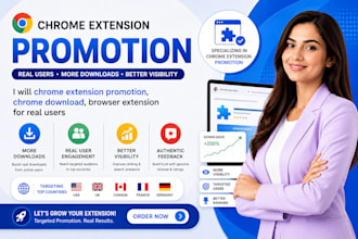 chrome extension promotion, chrome download, browser extension for real users