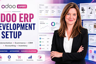 fix implement odoo erp ecommerce crm accounting inventory odoo customization