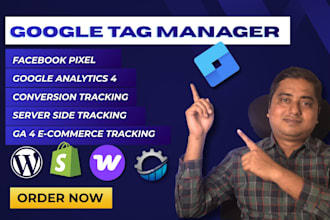 gtm, ga4, meta pixel capi, google ads conversion tracking for ecommerce websites