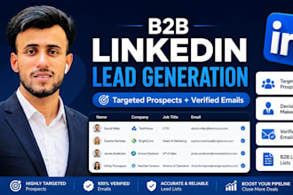 build targeted b2b linkedin leads with verified emails