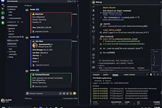 build a custom telegram bot or discord bot in python