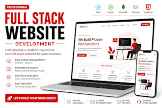 develop a full stack website