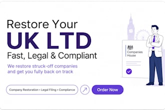 restore uk ltd, company restoration, reinstate, restore uk company, rt01 filing