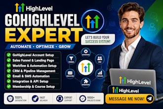 gohighlevel sales funnel gohighlevel landing page gohighlevel website automation