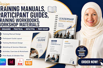 design training manuals participant guides training workbooks workshop materials