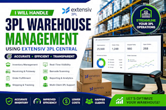 handle 3pl warehouse management using extensiv 3pl central