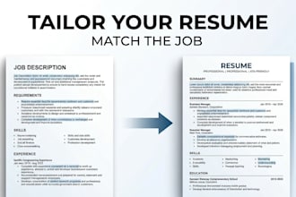 tailor your resume CV to a specific job description