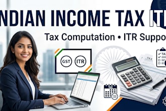 prepare indian income tax return itr and tax computation