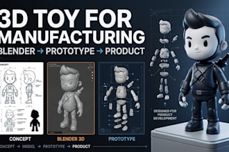 design 3d toy cad model for manufacturing 3d prototype toy model 3d printing toy