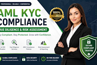 rovide aml kyc compliance due diligence services to companies