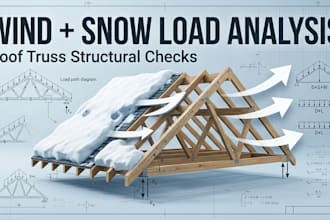 calculate wind and snow loads for your roof truss structure