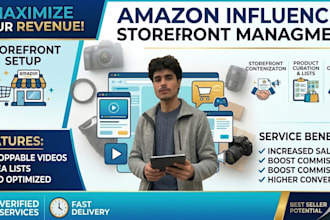 manage your amazon affiliate influencer storefront and secure brand deals collab