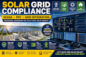 do solar grid compliance, scada, PPC and grid integration
