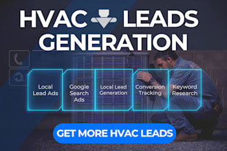 generate hvac leads with google ads for heating and cooling companies, meta ads