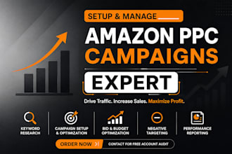 professionally manage your amazon PPC advertising campaigns