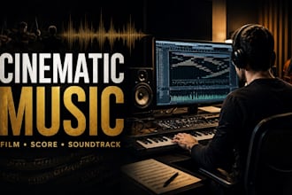 compose and arrange cinematic music and orchestral score for films