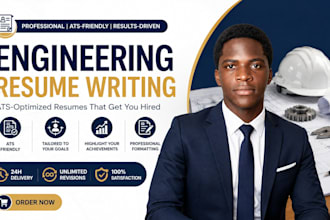 create a professional engineering resume for your career