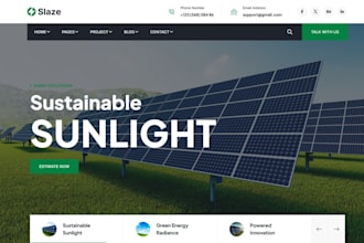 design solar electrician website, roofing website, plumbing website hvac website