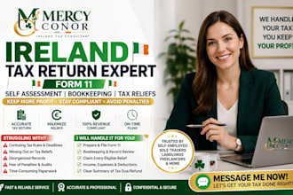 file your ireland self assessment tax return form 11 bookkeeping and tax relief