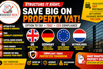 structure your commercial property vat option to tax, togc for eu uk, germany