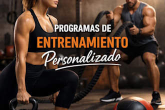 design a personalized workout and training program for you
