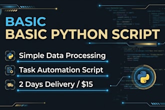 write python scripts for data processing and automation