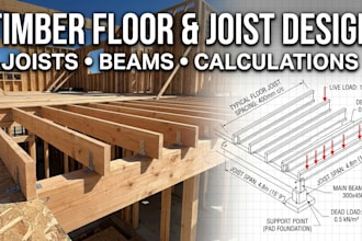 design timber floor joists and beams with structural calculations