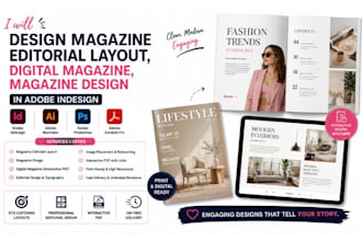 design magazine editorial  layout, digital magazine, magazine design in indesign