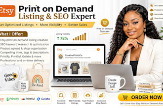 design etsy print on demand automation listing upload soe expert