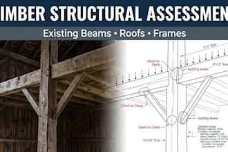 assess existing timber structures and provide structural calculations