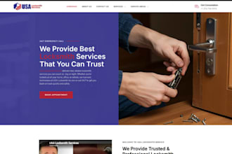 design wix locksmith website wix automotive locksmith website