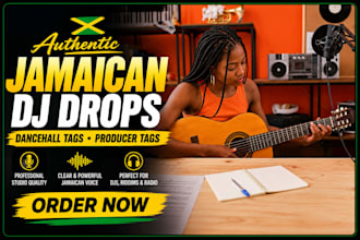 record authentic jamaican dj drops, dancehall tags and producer tags