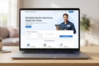 create home services website