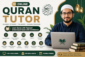 be your online quran teacher,islamic studies teacher