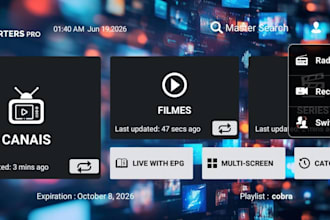 custom smarter player, apk rebrand xciptv, ibo player, smarter with admin panel