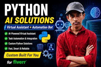 build python automation scripts, ai chatbots and voice assistants