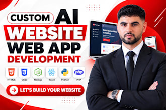 be ai software developer for ai website development, full stack website ai agent