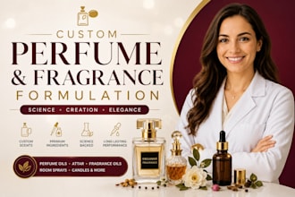 formulate custom perfume and fragrance products