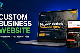 design and build a professional italian business website