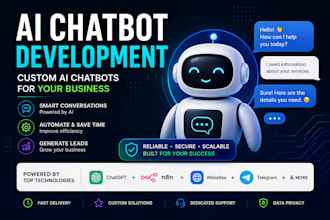 create an ai chatbot to automate customer support