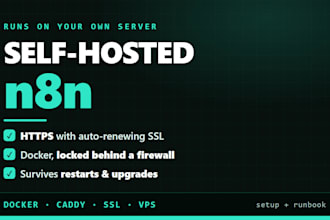 install and configure self hosted n8n on your vps with docker and ssl