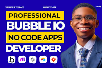 bubble developer for bubble io website bubble mvp bubble saas app with ai, n8n