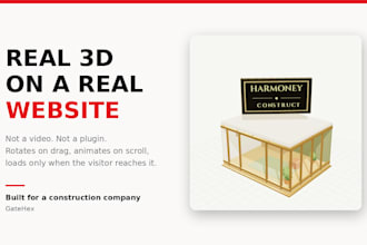 add an interactive 3d model or animation to your website