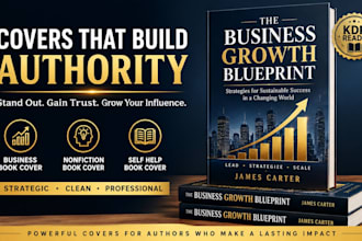 design a professional nonfiction, self help or business book cover