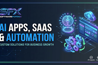build custom ai apps, saas products and automation solutions